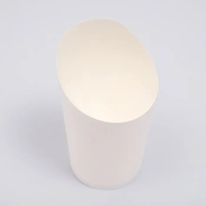 Упаковка для картофеля фри, белая, 13,2 х 9,1 х 6 см