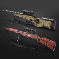 Конструктор техно &laquo;Винтовка с прицелом&raquo;, стреляет, 6 пуль в комплекте, 653 детали