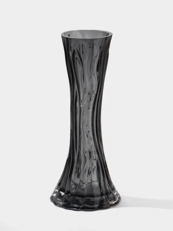 Ваза &laquo;Пэйва&raquo;, 25&times;10 см, стекло, серая