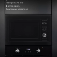 Встраиваемая микроволновая печь HBW 2544 BG черный