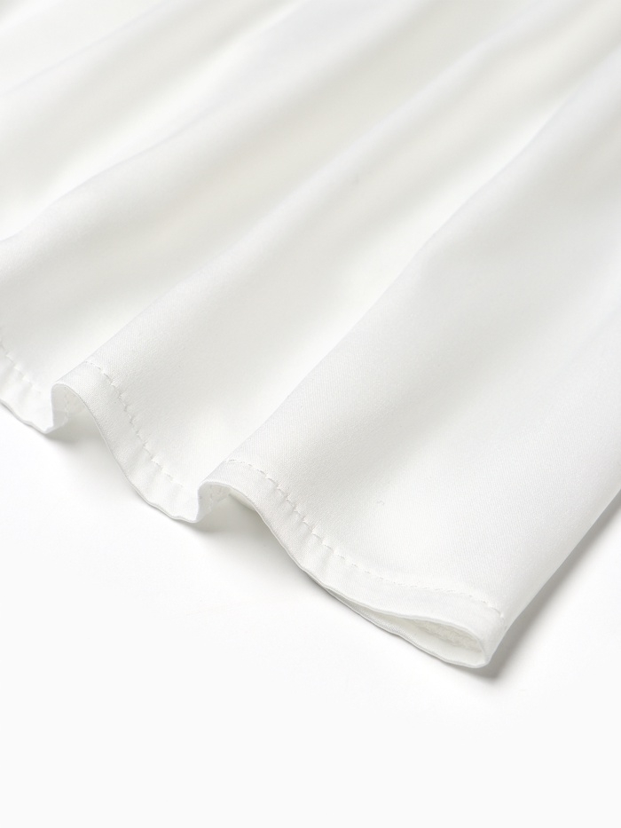 Платье нарядное детское MINAKU: PartyDress, молочное, рост 110 см