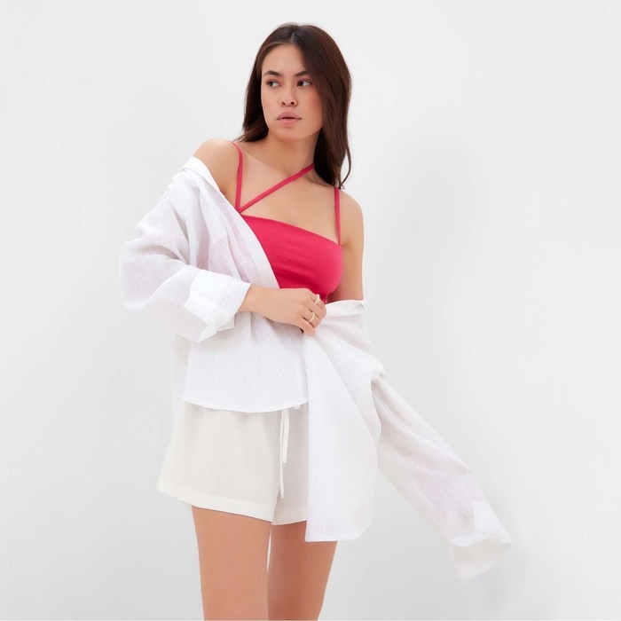 Топ женский на бретелях MIST, р. 44-46, фуксия