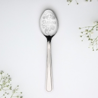 Ложка чайная с гравировкой &laquo;Ольга&raquo;, 3 х 14 см.