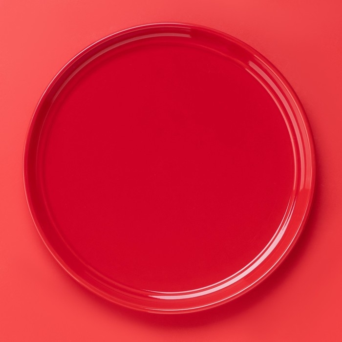 Блинница новогодняя Доляна &laquo;Парк аттракционов&raquo;, d=23 см, керамика, цвет белый