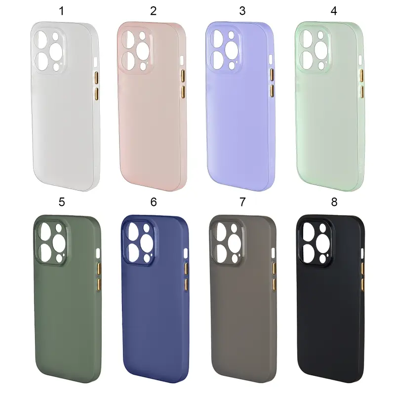 Силикон iPh 14 Pro (6.1) Pudding Slim (с закрытой камерой)