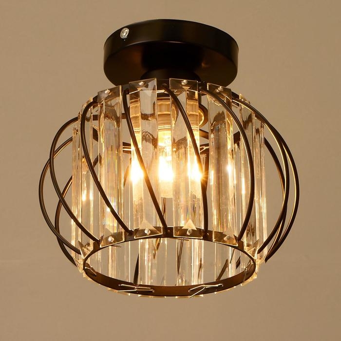 Светильник 1634/1 E27 40Вт черный 19х19х17 см