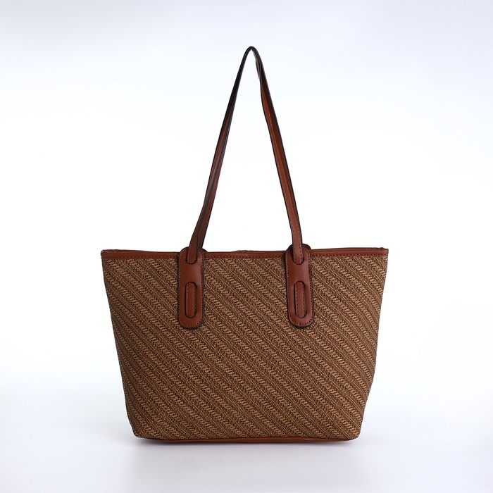 Сумка женская на молнии, средний размер, цвет коричневый Сумка женская на молнии, средний размер, цвет коричневый