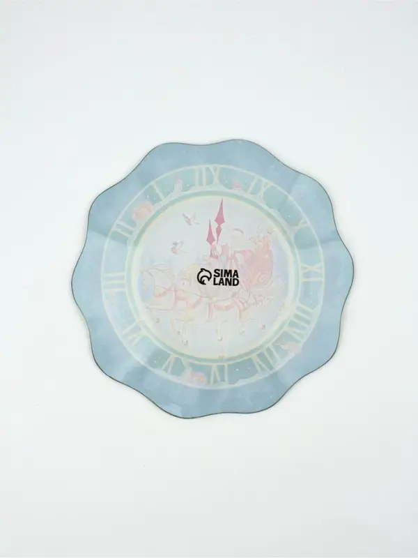 Тарелка плоская новогодняя &laquo;Тройка&raquo;, d=20 см