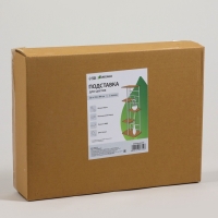 Подставка для цветов Greengo, 5 полок, 36 &times; 23 &times; 94 см, напольная, каркас металл, полки МДФ, белая