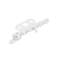 Ограничитель открывания для окна ТУНДРА, металлическая гребенка, 5-ти позиционная, 3 шт