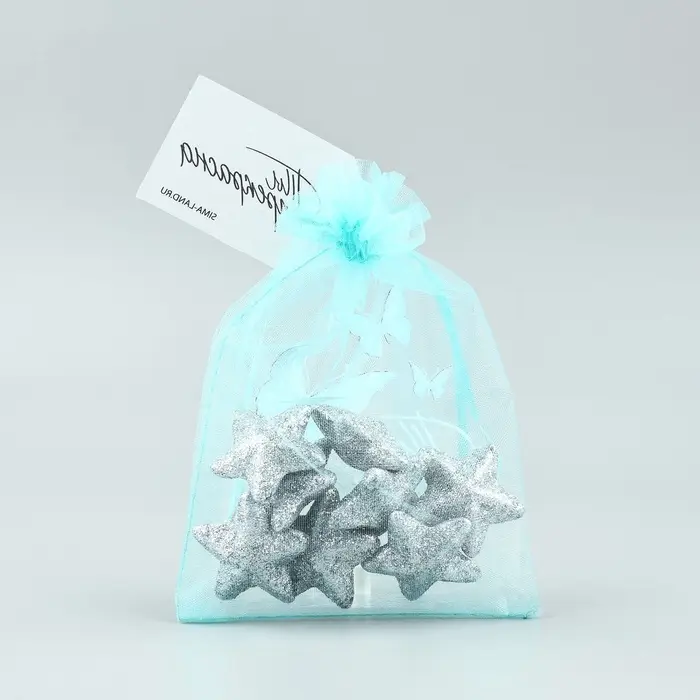 Мешочек подарочный из фатина с термонаклейкой &laquo;Ты прекрасна&raquo;, 11 х 16 см +/- 1.5 см