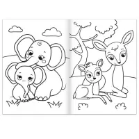 Раскраска &laquo;Кто чей малыш?&raquo;, 16 стр., формат А4
