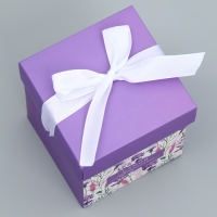 Коробка подарочная складная, упаковка, &laquo;Самой прекрасной&raquo;, 10 х 10 х 10 см