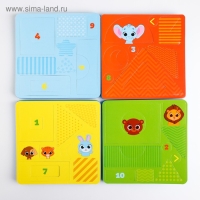 Детская развивающая игра EVA &laquo;Маленький строитель 1&raquo;, изучение форм / цветов, виды МИКС, Крошка Я