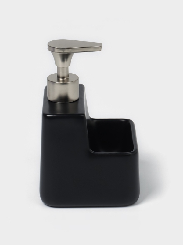 Дозатор для моющего средства с подставкой для губки Дозатор для моющего средства с подставкой для губки