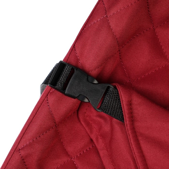 Шезлонг детский, кресло - качалка с игрушками для новорождённых &laquo;Крошка Я&raquo;, цвет бордовый