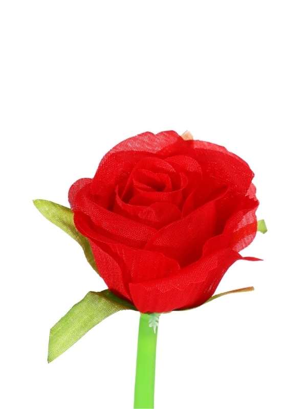 Ручка гелевая-прикол МИКС Роза красная (штрихкод на штуке)