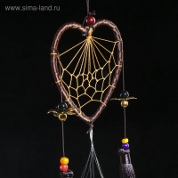 Музыка ветра с ловцом снов "Сердце с кисточками и слон" 4 трубки d=10,5 длина 45 см Музыка ветра с ловцом снов "Сердце с кисточками и слон" 4 трубки d=10,5 длина 45 см