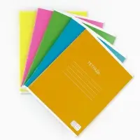 Тетрадь в клетку, 48 л., А5, на скрепке, блок №1 &laquo;Яркий минимализм&raquo; МИКС