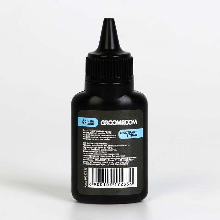 Лосьон для глаз Groomroom для кошек и собак, 30 мл Лосьон для глаз Groomroom для кошек и собак, 30 мл