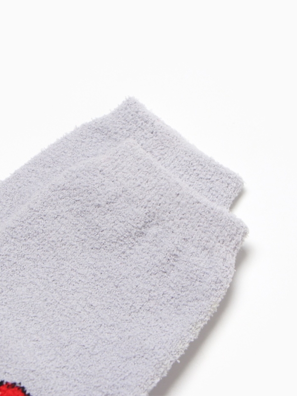 Носки женские новогодние махровые &laquo;Танцующий Дед Мороз&raquo;, серые, размер 36-40