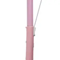 Плойка для волос Luazon LW-08, 25 Вт, керамическое покрытие, d=19 мм, сиреневая