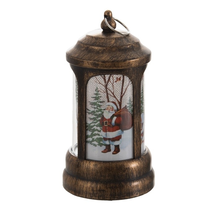 Ночник Ночник "Рождество" LED 1Вт 3хLR1103 бронза 6,5х6,5х12,5см RISALUX