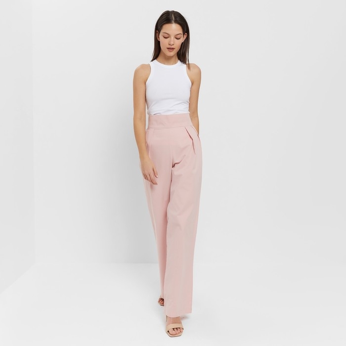 Брюки женские MINAKU: Enjoy цвет розовый, размер 40