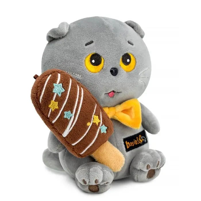 Мягкая игрушка "Кот Басик "Эскимо", 16 см KsE-003