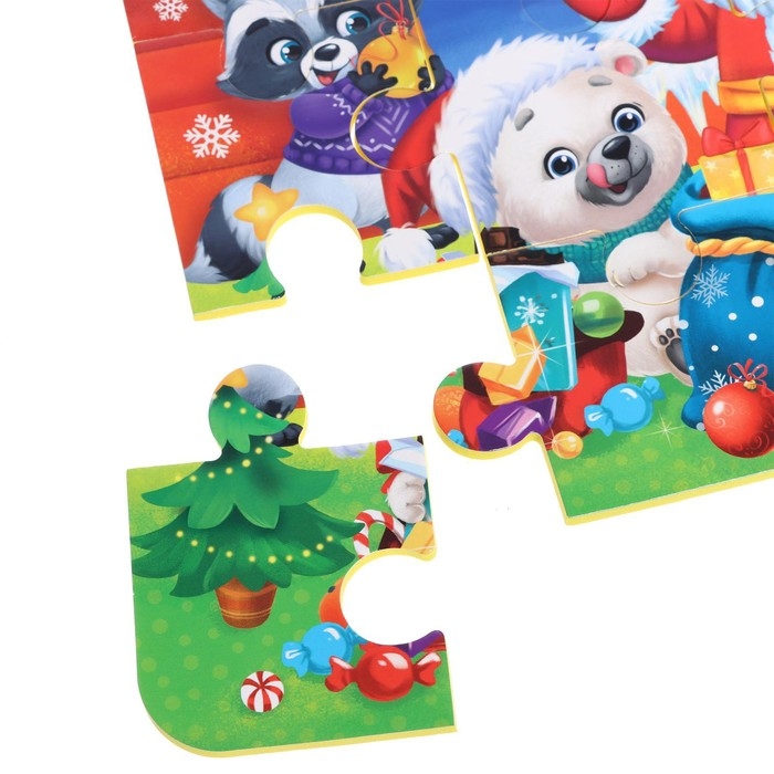 Пазл с музыкальным чипом &laquo;Дедушка Мороз&raquo;