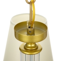 Люстра 1091/5GD 40Вт Е27 золото 60х60х38-78 см BayerLux