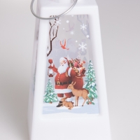 Светильник "Санта клаус в лесу" 3хLR1130 белый 4,4х4,4х9,4см Светильник "Санта клаус в лесу" 3хLR1130 белый 4,4х4,4х9,4см