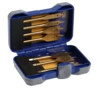 Набор сверл перовых ТУНДРА, Tin, шестигранный хвостовик, 10-12-16-19-22-25-32 мм, 7 шт.