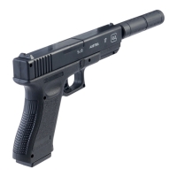 Пистолет "Глок" с глушителем