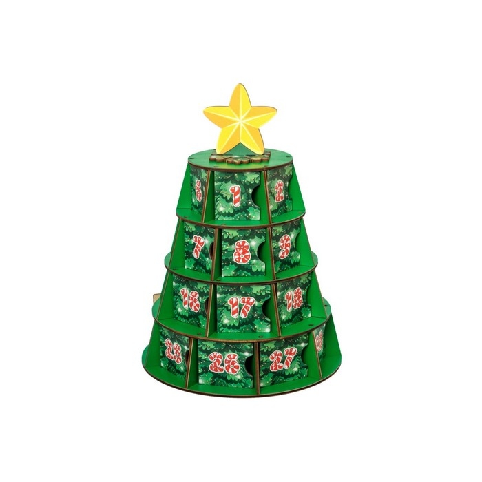 Адвент-домик &laquo;Леденцы&raquo;, 28х20х20 см