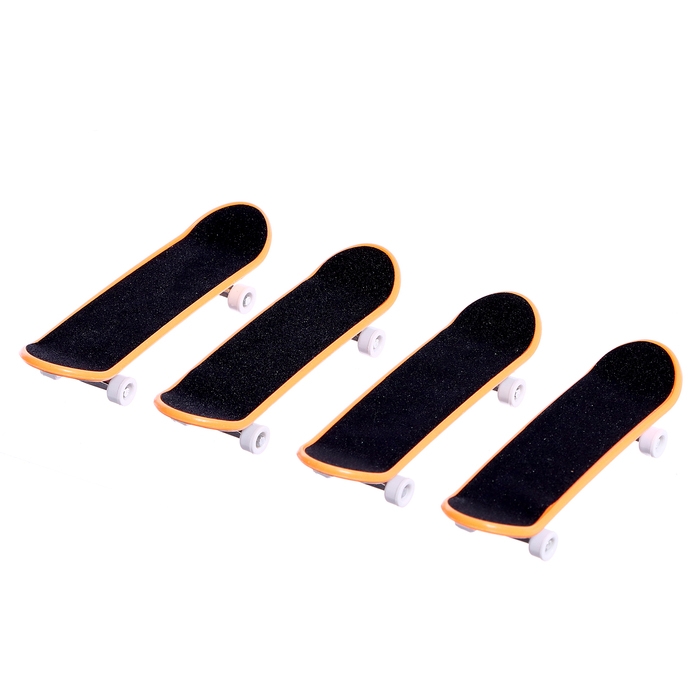 Набор фингербордов &laquo;Уличный скейтер&raquo;, 4 штуки, цвет МИКС