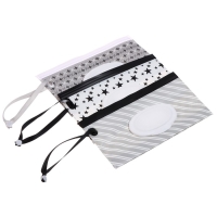 Контейнер для салфеток с петелькой «Звезды на белом», цвет МИКС Контейнер для салфеток с петелькой «Звезды на белом», цвет МИКС