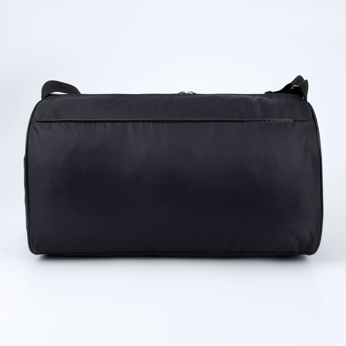 Сумка детская спортивная для мальчика на молнии, наружный карман, цвет синий/чёрный