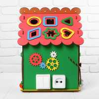 Развивающая доска Бизиборд &laquo;Бизи-Дом&raquo;