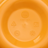 Кружка пластиковая с вакуумной крышкой, 720 мл, цвет МИКС