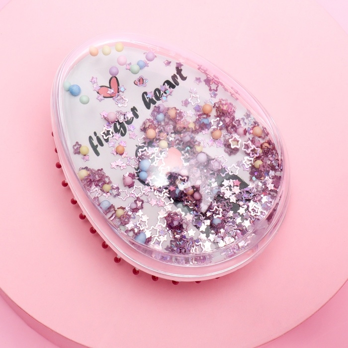 Расчёска - шейкер «Лапки», 5,5 × 9 см, цвет МИКС Расчёска - шейкер «Лапки», 5,5 × 9 см, цвет МИКС