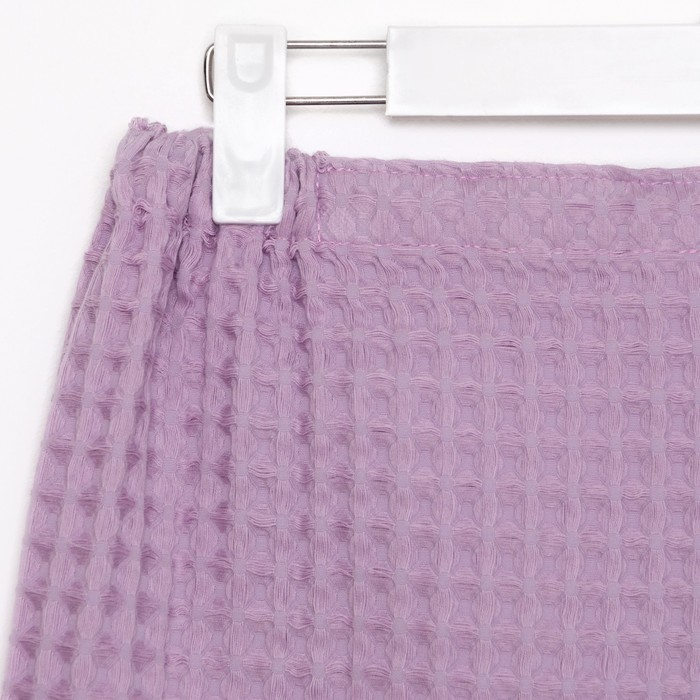 Парео вафельное банное Этель Парео вафельное банное Этель "Boho" 80*145 см. цв. сиреневый, 100% хл, 290 г/м2