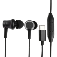 Наушники CB-53, проводные, вакуумные, микрофон, 1 м, Type-C, чёрные Наушники CB-53, проводные, вакуумные, микрофон, 1 м, Type-C, чёрные