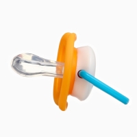 Соска - пустышка анатомическая &laquo;Черепаха&raquo;, +6 мес., цвет желтый