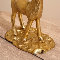 Подсвечник на 6 свечей "Олень" алюминий 23х28х41 см