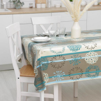 Клеёнка на стол Доляна &laquo;Мотив&raquo;, на тканевой основе, рулон 20 метров, ширина 137 см, общая толщина 0,22 мм