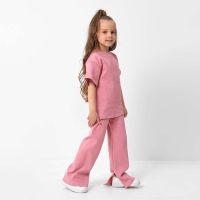 Костюм детский (футболка, брюки) KAFTAN р. 36 (134-140 см), пудра Костюм детский (футболка, брюки) KAFTAN р. 36 (134-140 см), пудра