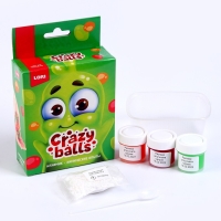 Химические опыты.Crazy Balls &laquo;Оранжевый, зелёный и сиреневый шарики&raquo;