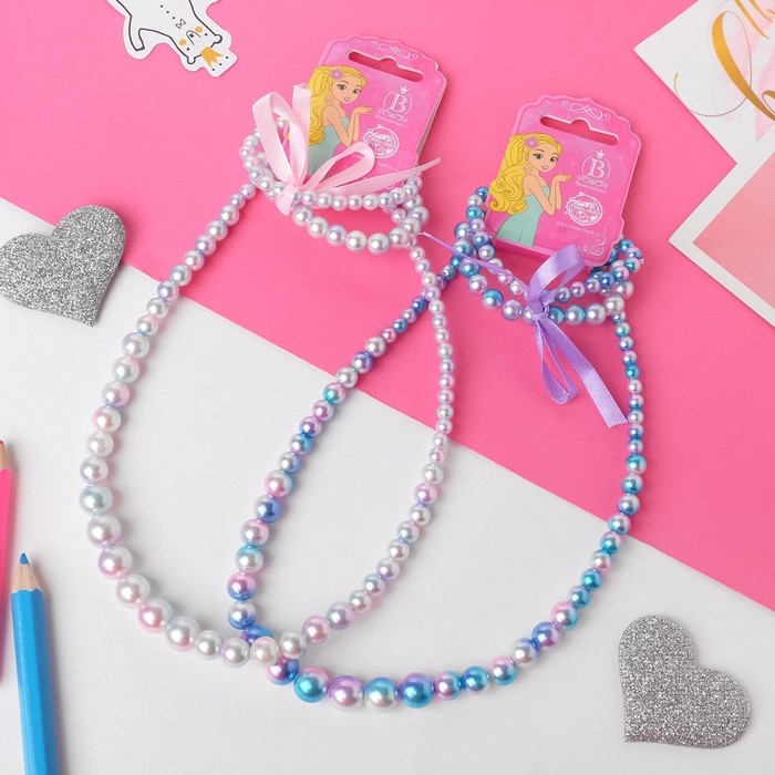 Набор детский &laquo;Выбражулька&raquo; шарик на увеличение, с бантиком, цвет МИКС