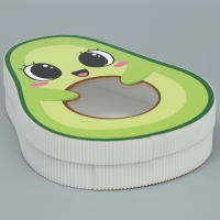 Коробка подарочная, кондитерская упаковка, &laquo;Авокадо&raquo;, 19х24,5х5 см